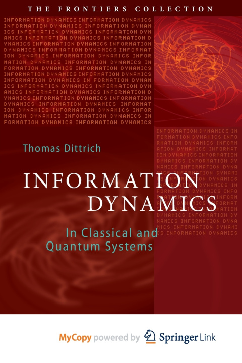 Knjiga Information Dynamics Dittrich Thomas Dittrich
