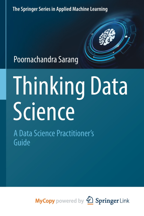 Knjiga Thinking Data Science Sarang Poornachandra Sarang