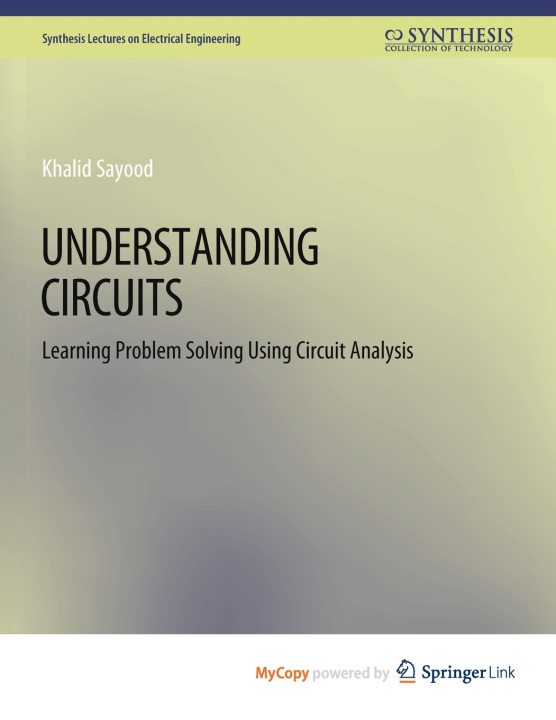 Knjiga Understanding Circuits Sayood Khalid Sayood