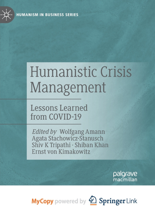 Carte Humanistic Crisis Management Wolfgang Amann