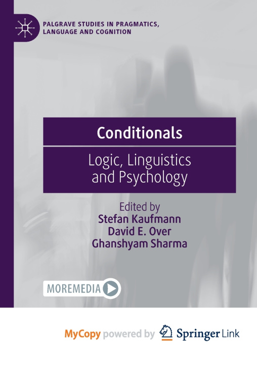 Knjiga Conditionals Stefan Kaufmann