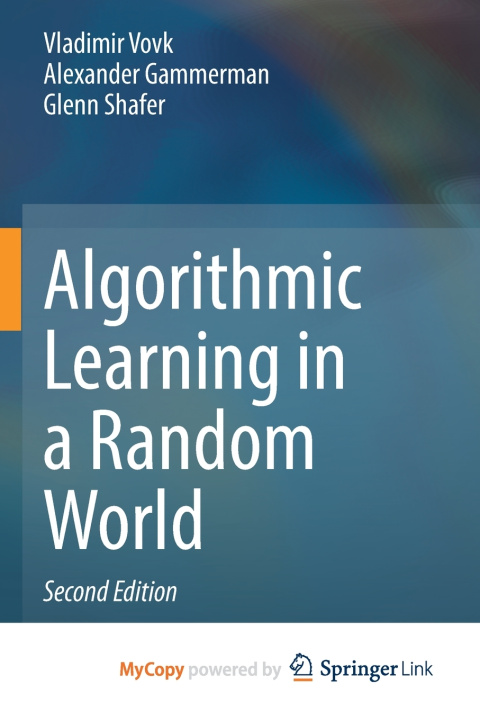 Knjiga Algorithmic Learning in a Random World Vovk Vladimir Vovk