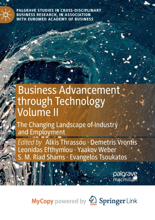 Książka Business Advancement through Technology Volume II Alkis Thrassou