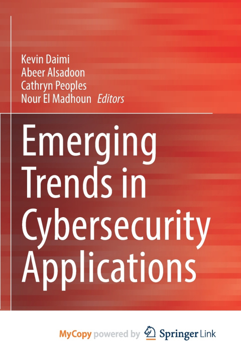 Boek Emerging Trends in Cybersecurity Applications Kevin Daimi