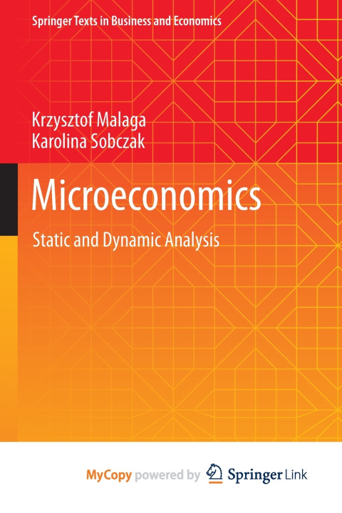 Knjiga Microeconomics Malaga Krzysztof Malaga