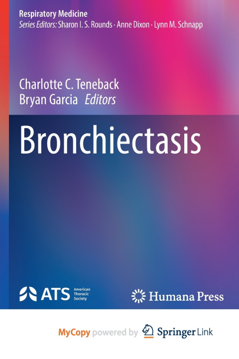 Knjiga Bronchiectasis Charlotte C. Teneback