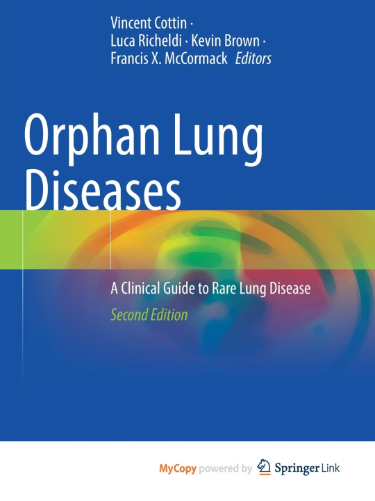 Kniha Orphan Lung Diseases Vincent Cottin