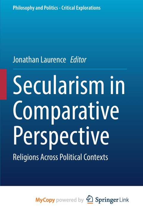 Boek Secularism in Comparative Perspective Jonathan Laurence