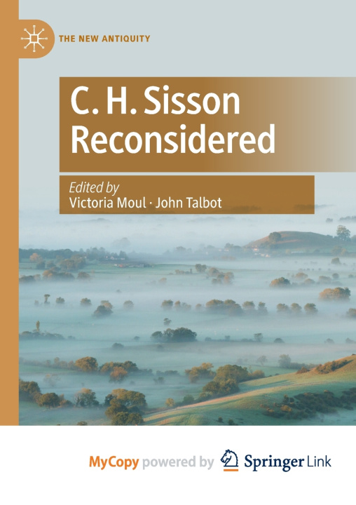 Knjiga C. H. Sisson Reconsidered Victoria Moul