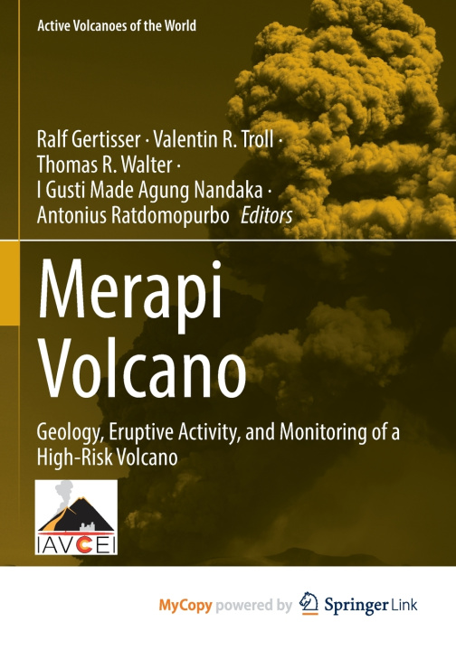 Knjiga Merapi Volcano Ralf Gertisser