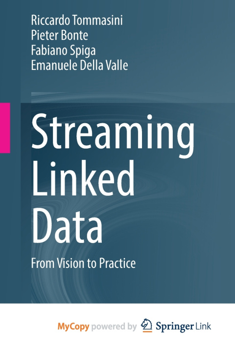 Knjiga Streaming Linked Data Tommasini Riccardo Tommasini
