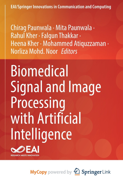 Kniha Biomedical Signal and Image Processing with Artificial Intelligence Chirag Paunwala