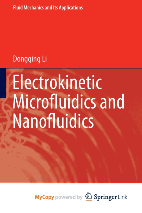 Carte Electrokinetic Microfluidics and Nanofluidics Li Dongqing Li