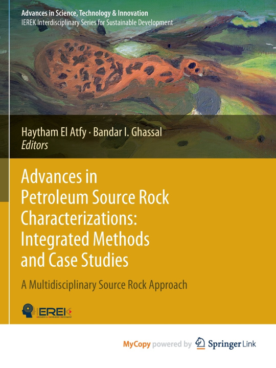 Carte Advances in Petroleum Source Rock Characterizations Haytham El Atfy