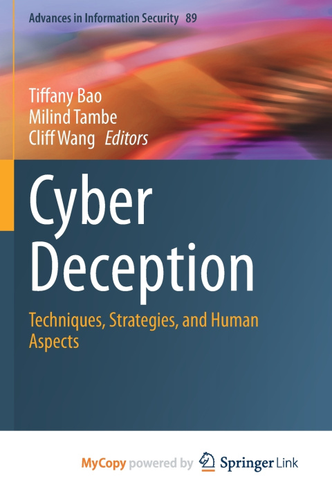 Book Cyber Deception Tiffany Bao