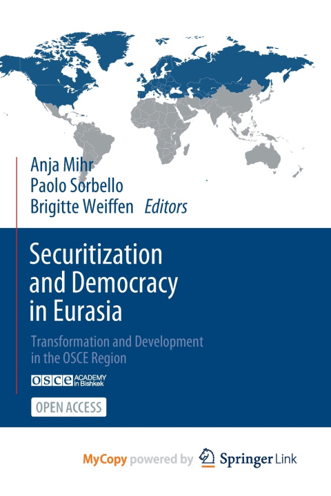 Boek Securitization and Democracy in Eurasia Anja Mihr