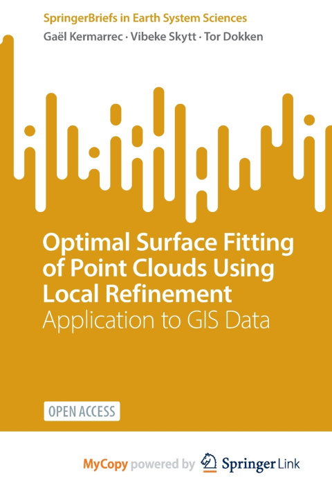Knjiga Optimal Surface Fitting of Point Clouds Using Local Refinement Kermarrec Gael Kermarrec