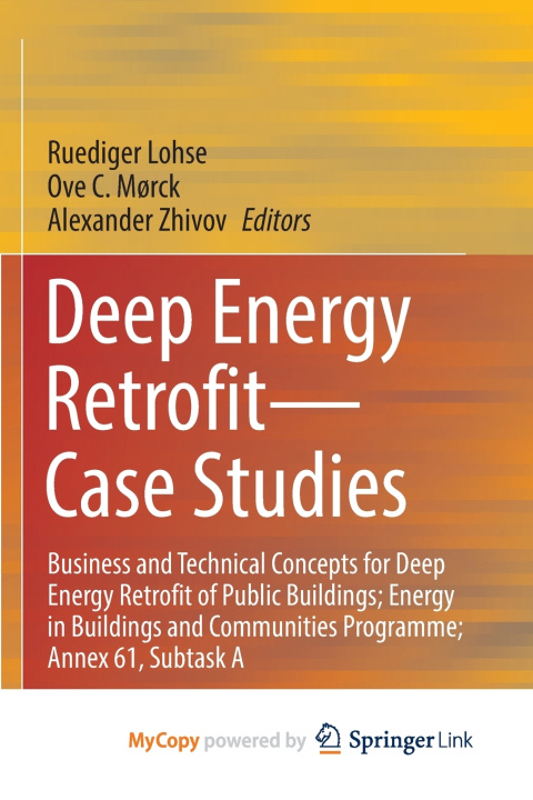 Knjiga Deep Energy Retrofit-Case Studies Ruediger Lohse