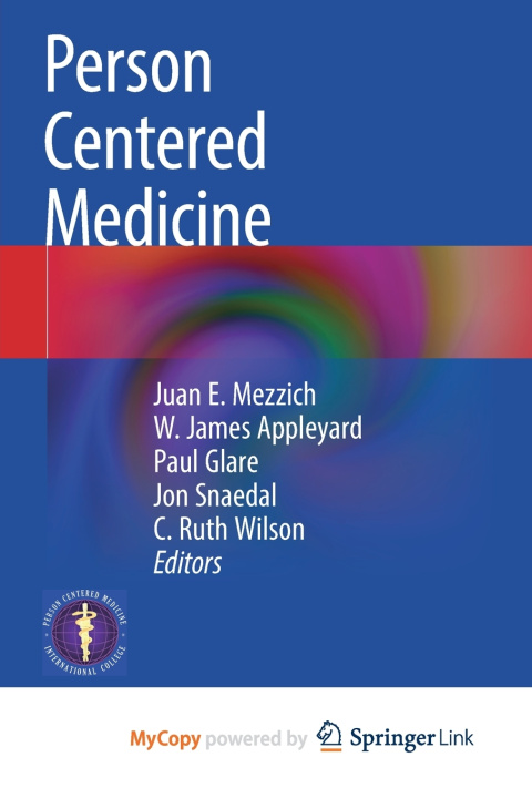 Knjiga Person Centered Medicine Juan E. Mezzich