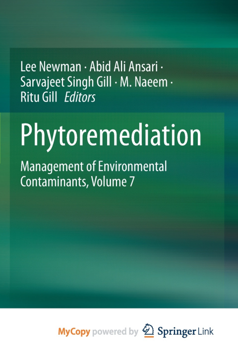 Book Phytoremediation Lee Newman