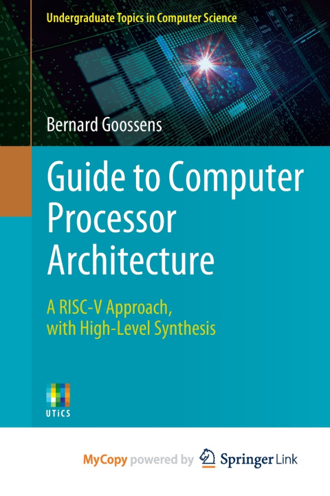 Buch Guide to Computer Processor Architecture Goossens Bernard Goossens