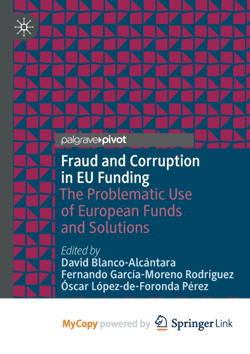 Carte Fraud and Corruption in EU Funding David Blanco-Alcántara