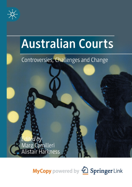 Boek Australian Courts Marg Camilleri
