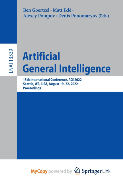Book Artificial General Intelligence Ben Goertzel