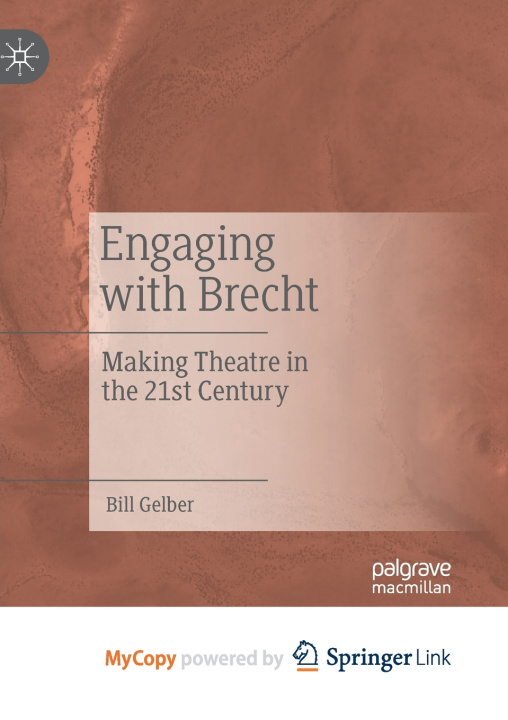 Boek Engaging with Brecht Gelber Bill Gelber