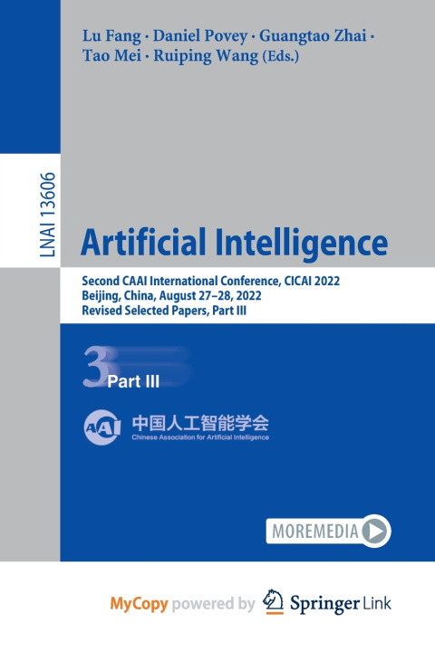 Book Artificial Intelligence Lu Fang