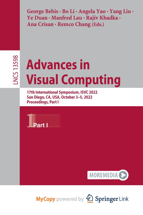 Book Advances in Visual Computing George Bebis