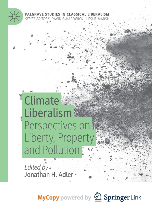 Boek Climate Liberalism Jonathan H. Adler