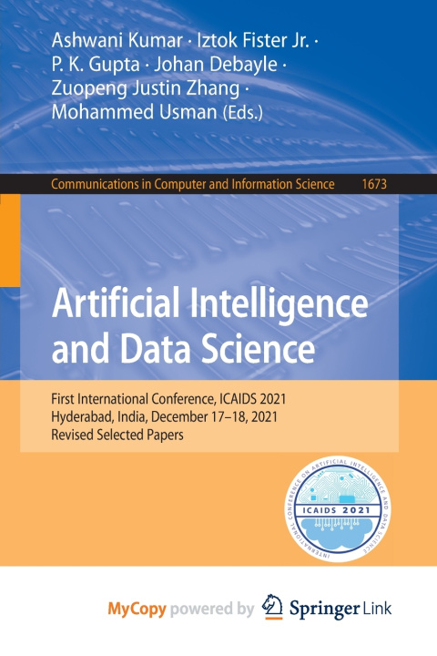 Βιβλίο Artificial Intelligence and Data Science Ashwani Kumar