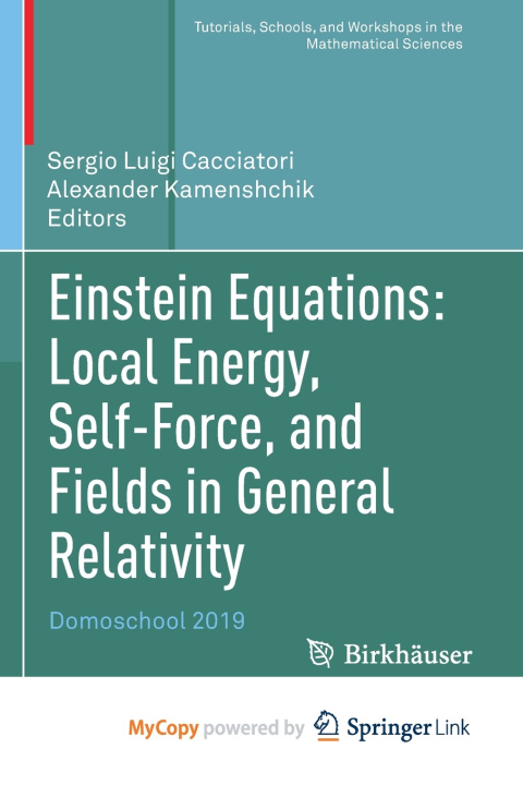 Knjiga Einstein Equations Sergio Luigi Cacciatori