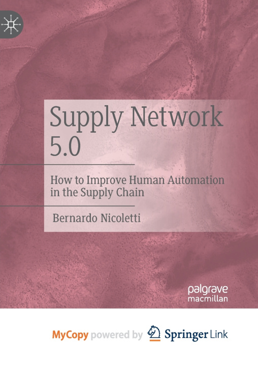 Knjiga Supply Network 5.0 Nicoletti Bernardo Nicoletti