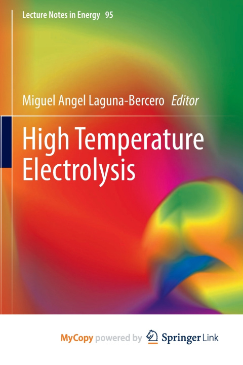 Knjiga High Temperature Electrolysis Miguel Angel Laguna-Bercero