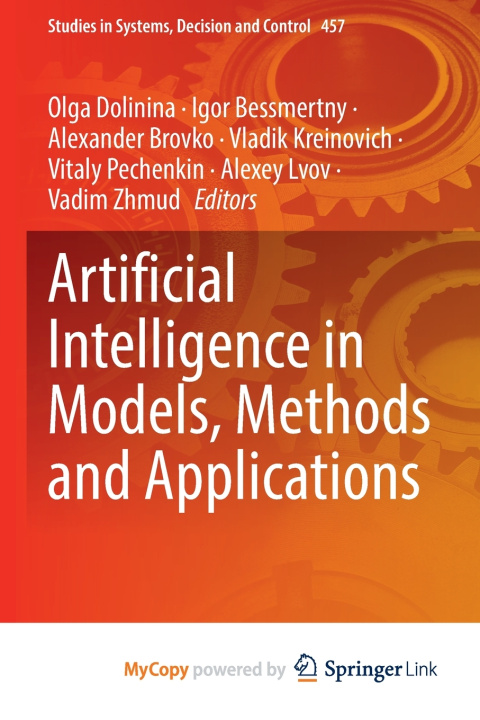 Buch Artificial Intelligence in Models, Methods and Applications Olga Dolinina