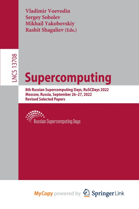Book Supercomputing Vladimir Voevodin
