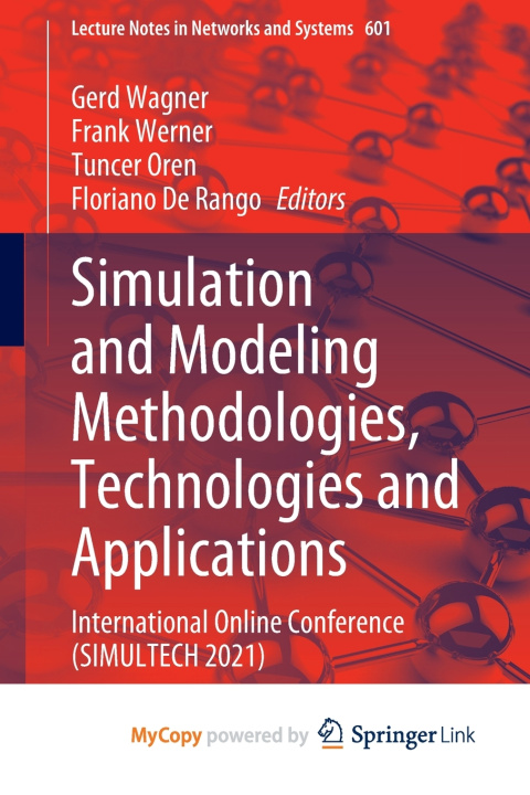 Book Simulation and Modeling Methodologies, Technologies and Applications Gerd Wagner