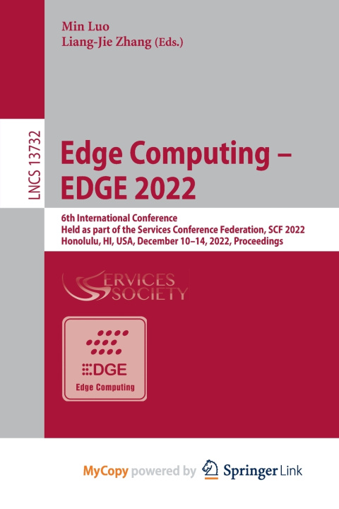 Book Edge Computing - EDGE 2022 Min Luo