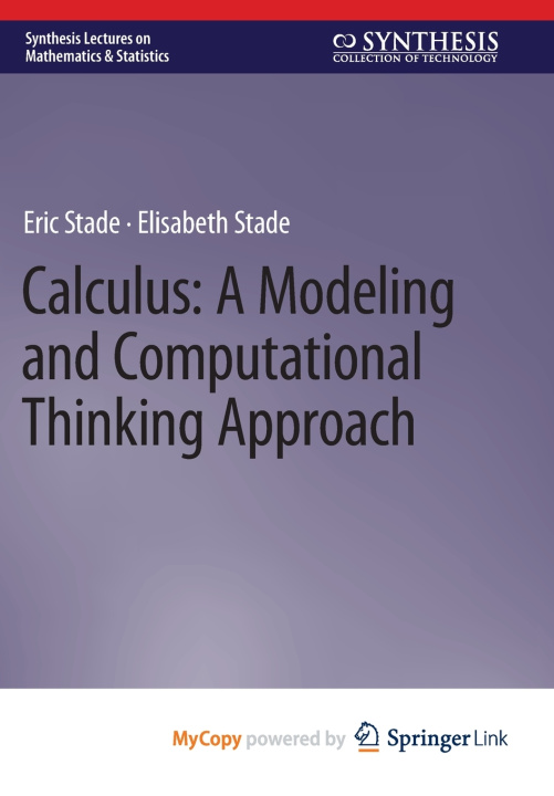 Knjiga Calculus Stade Eric Stade