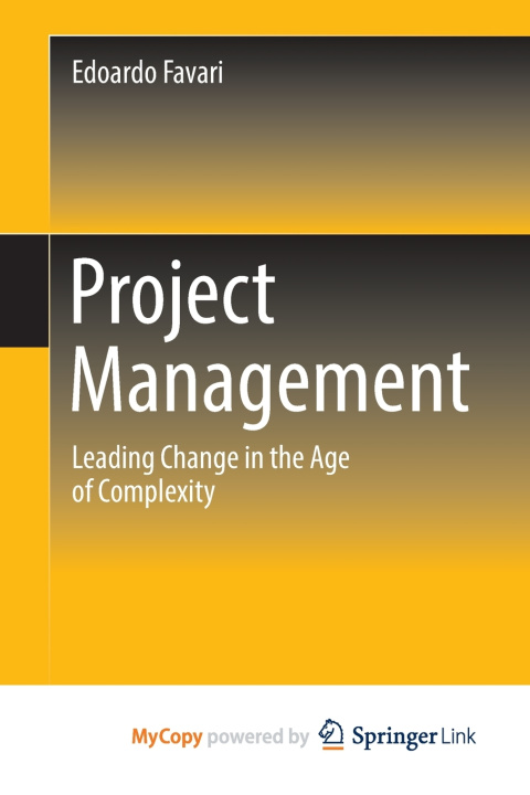 Knjiga Project Management Favari Edoardo Favari