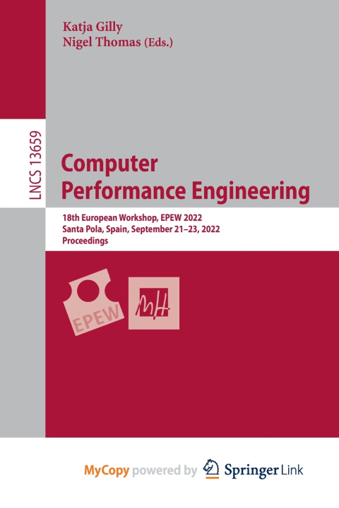 Livro Computer Performance Engineering Katja Gilly