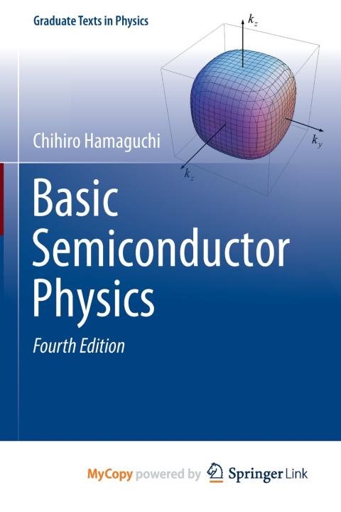 Knjiga Basic Semiconductor Physics Hamaguchi Chihiro Hamaguchi