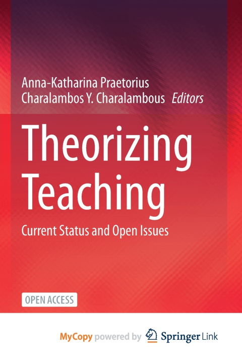 Book Theorizing Teaching Anna-Katharina Praetorius