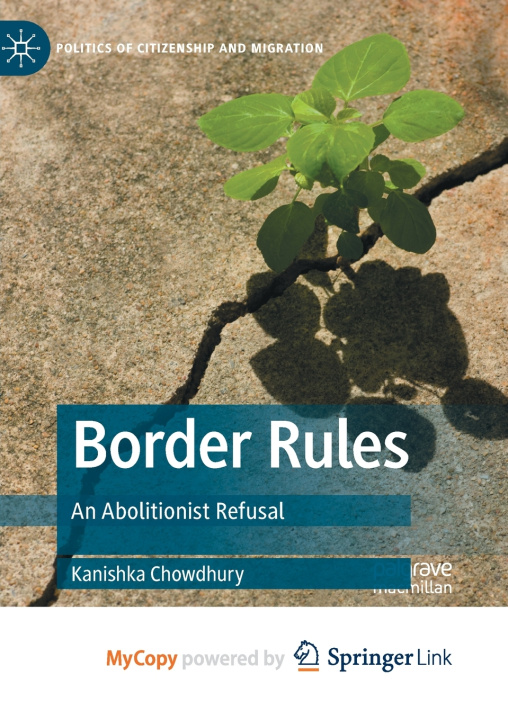 Knjiga Border Rules Chowdhury Kanishka Chowdhury