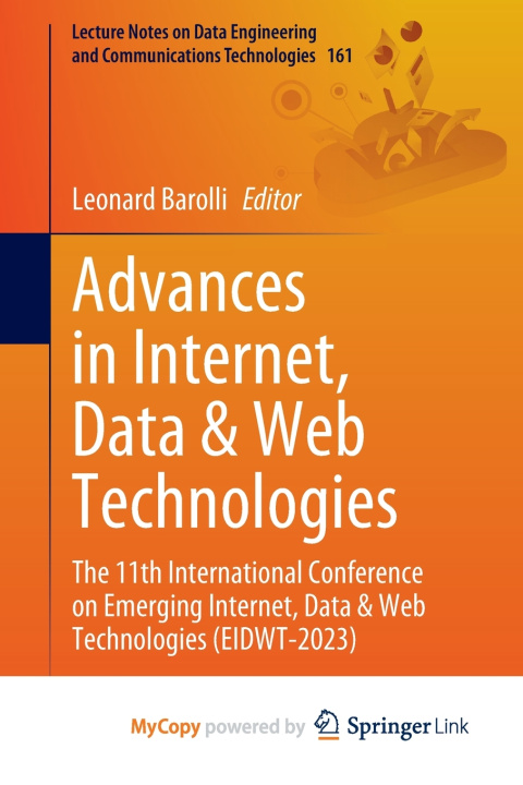 Knjiga Advances in Internet, Data & Web Technologies Leonard Barolli