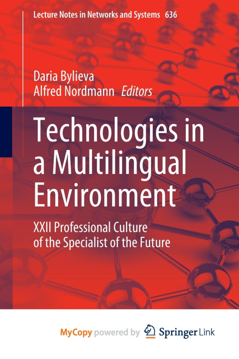 Buch Technologies in a Multilingual Environment Daria Bylieva