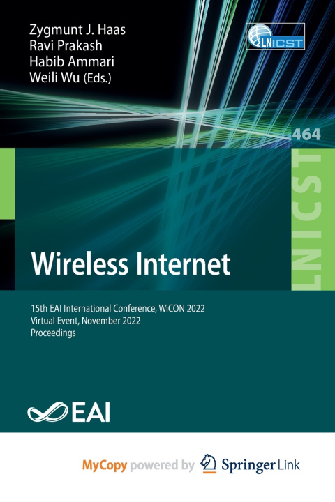 Kniha Wireless Internet Zygmunt J. Haas
