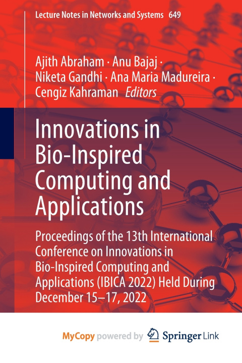 Knjiga Innovations in Bio-Inspired Computing and Applications Ajith Abraham